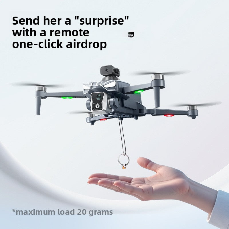 Intelligent 4k drone. Screen remote