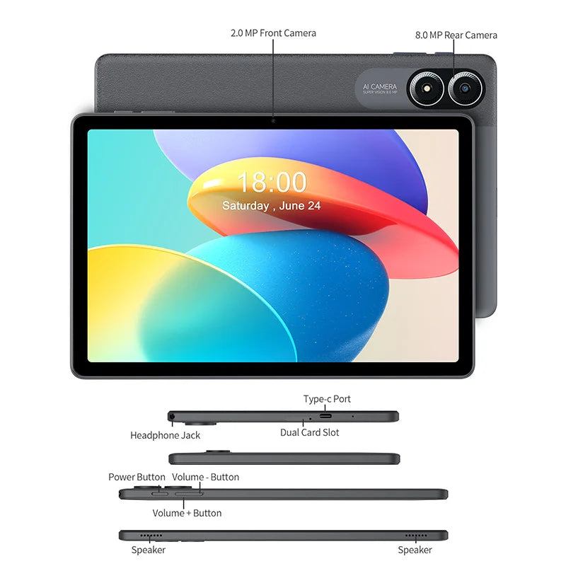 11 Inch 5g Wifi Tablet With 8gb Ram And 128gb Rom Android 14 Octa Core Professional New Higher Android 14 Used With Keyboard