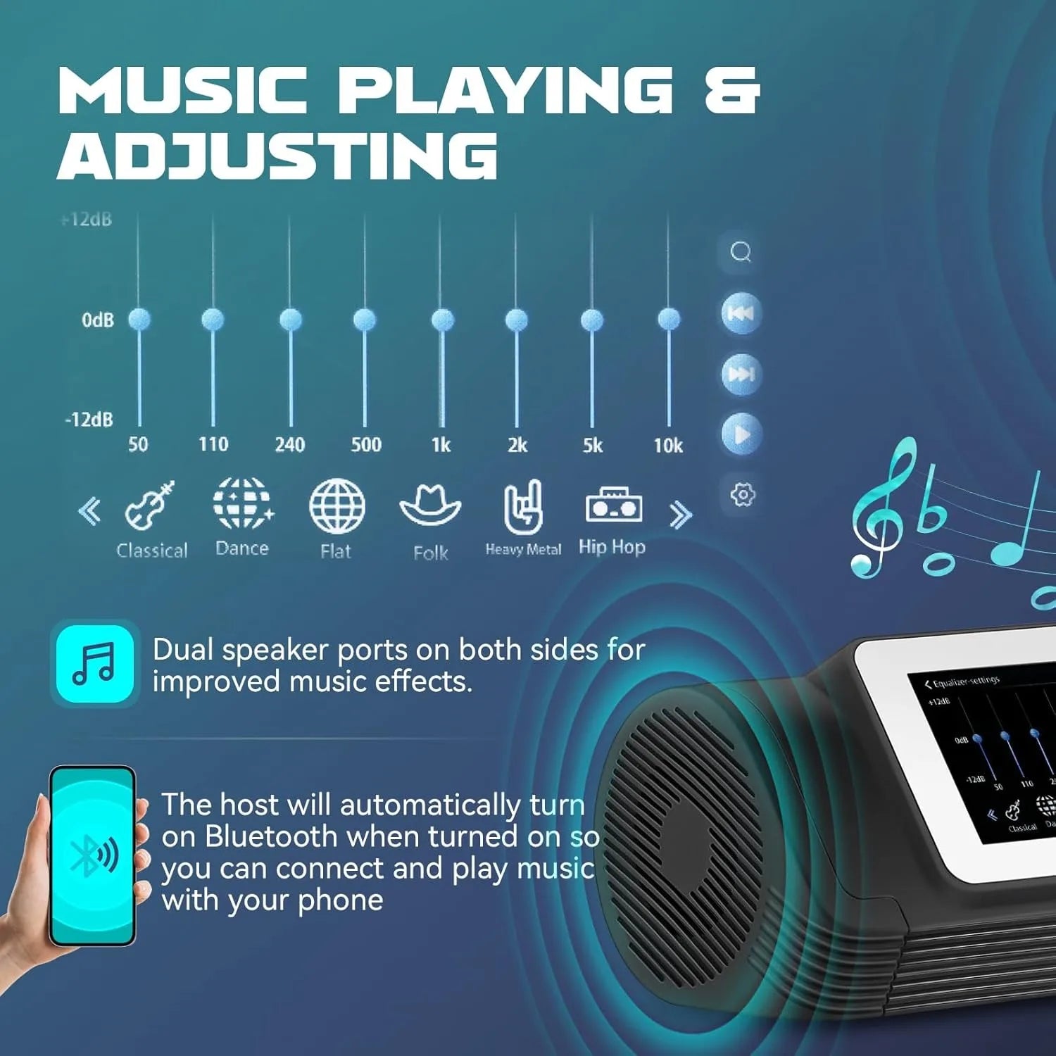 New Split Music Boxing Machine Smart Bluetooth Wall Mounted Touch Screen Music Boxing Trainer Gym Home Electronic Boxing Target