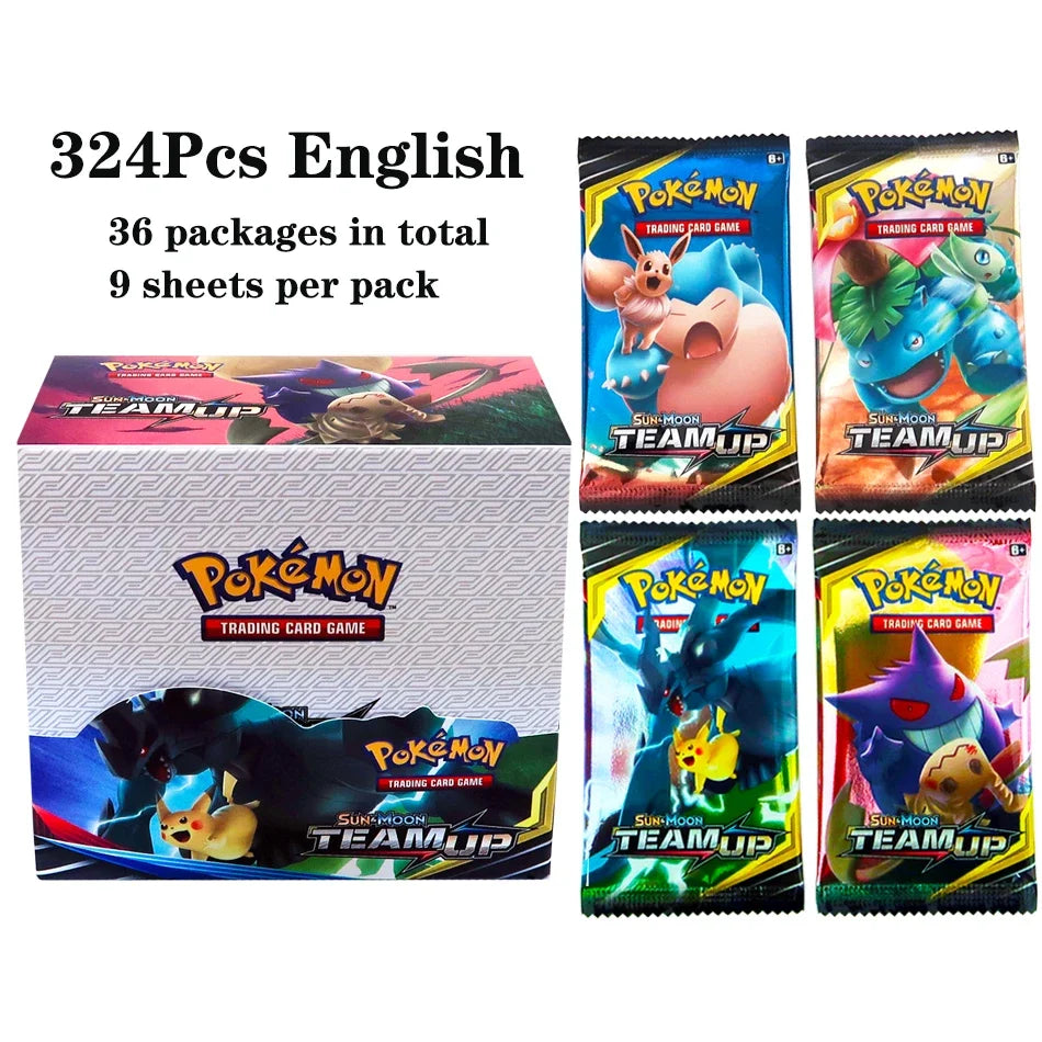 324pcs Pokemon TCG: Sword & Shield-Fusion Strike Booster Display Box (36 Packs) Board Game Card DESTINED RIVALS Stellar Crown