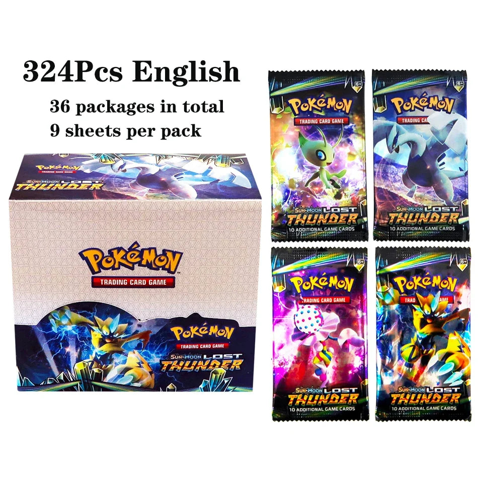324pcs Pokemon TCG: Sword & Shield-Fusion Strike Booster Display Box (36 Packs) Board Game Card DESTINED RIVALS Stellar Crown