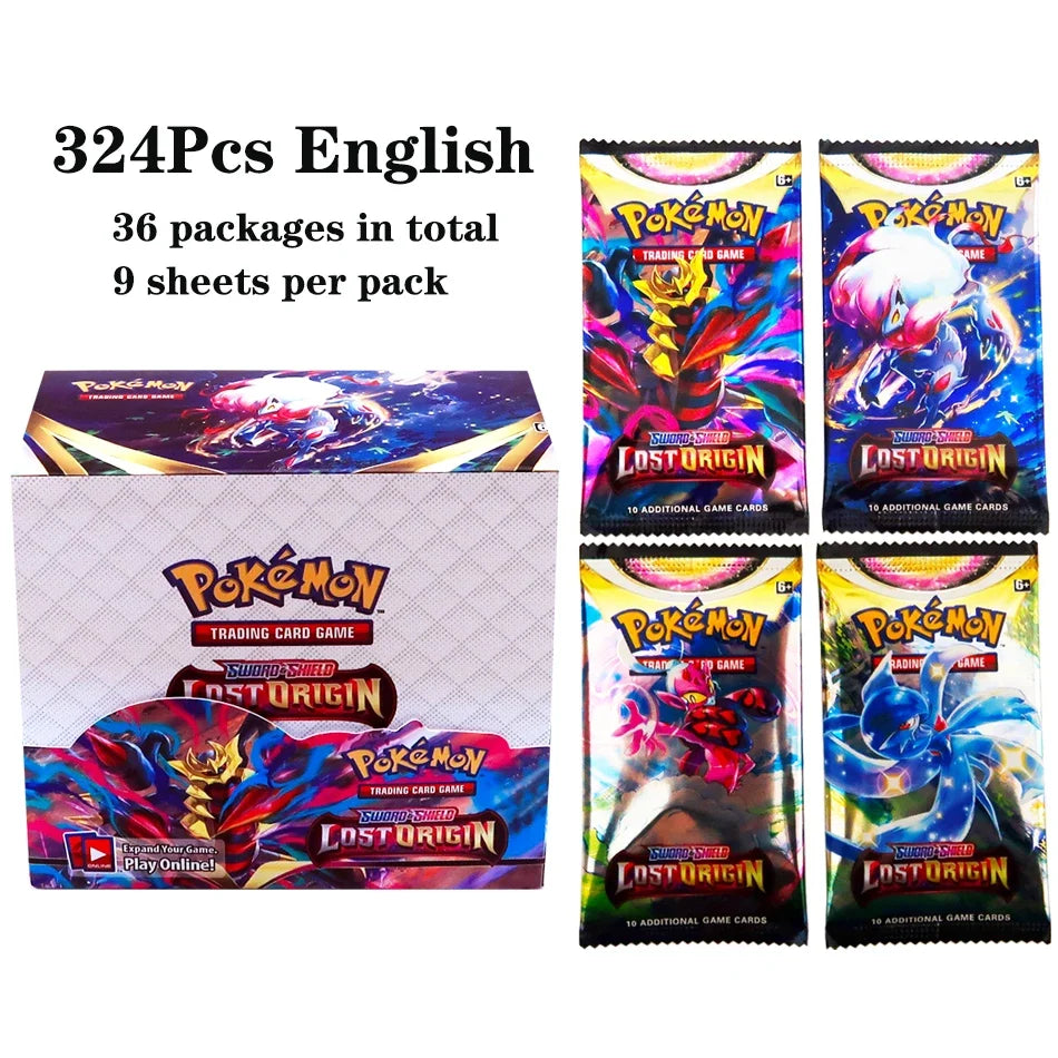 324pcs Pokemon TCG: Sword & Shield-Fusion Strike Booster Display Box (36 Packs) Board Game Card DESTINED RIVALS Stellar Crown