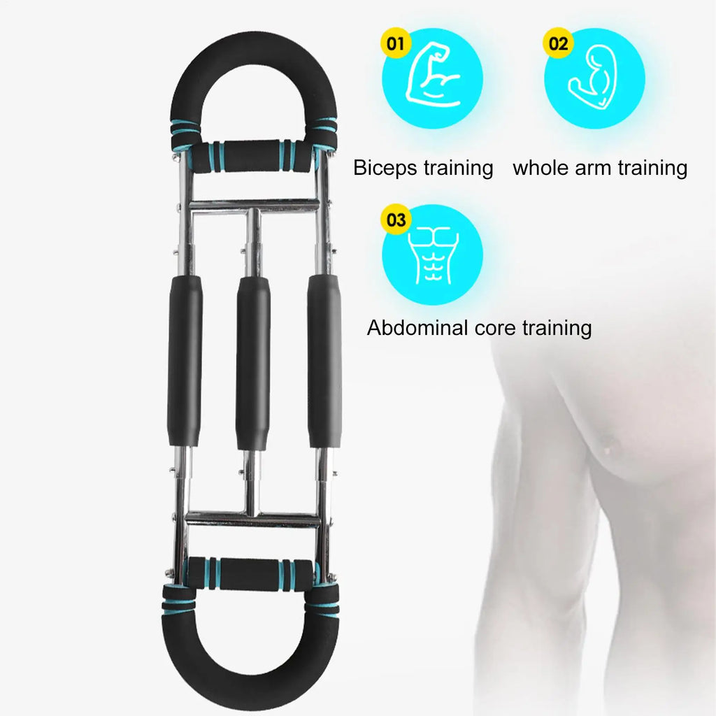 Arm Trainer Home Chest Muscle Workout Flexible 20-100KG U Shape Chest Strength Training Equipment For Fitness Sports Gym