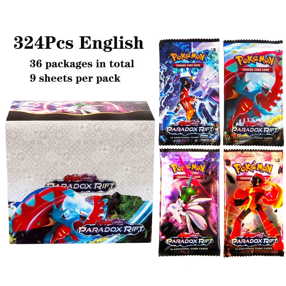 324pcs Pokemon TCG: Sword & Shield-Fusion Strike Booster Display Box (36 Packs) Board Game Card DESTINED RIVALS Stellar Crown