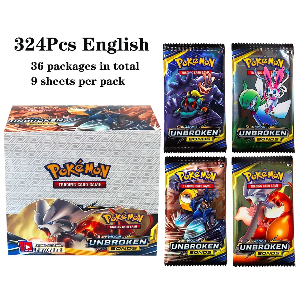 324pcs Pokemon TCG: Sword & Shield-Fusion Strike Booster Display Box (36 Packs) Board Game Card DESTINED RIVALS Stellar Crown