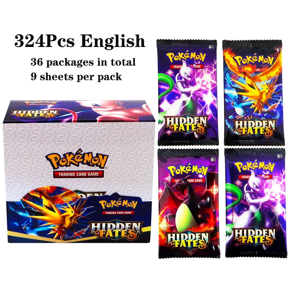324pcs Pokemon TCG: Sword & Shield-Fusion Strike Booster Display Box (36 Packs) Board Game Card DESTINED RIVALS Stellar Crown